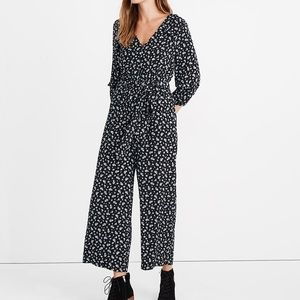 MADEWELL Ruffle Sleeve Tie Waist Jumpsuit